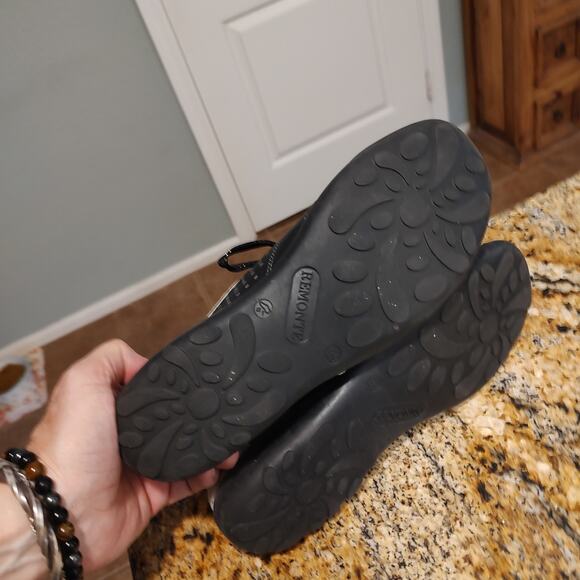 Rieker Remonte Women's Sneakers Size US 8 EU 39 Black Silver - Stylish Comfort - Picture 9 of 15